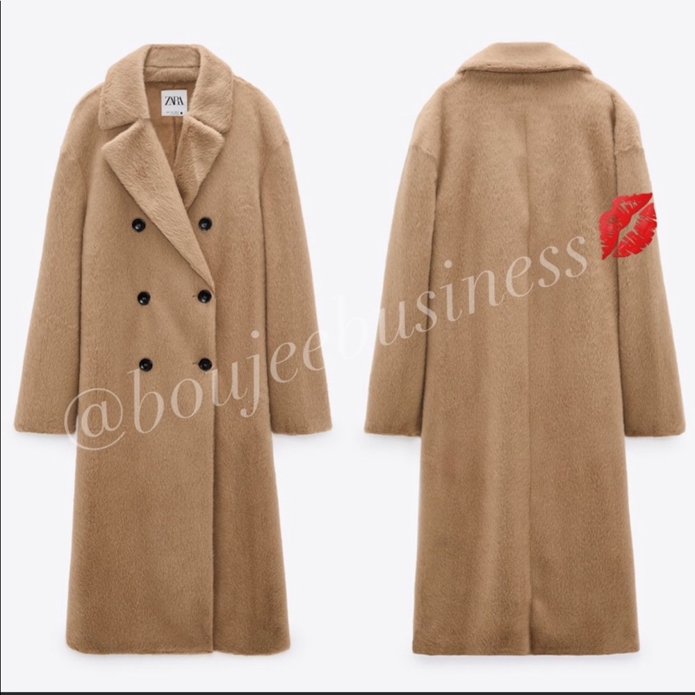 ZARA SOLD OUT BNWT Faux Fur Coat